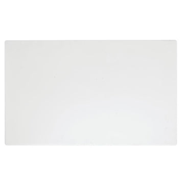 Salad Bar Tile Solid Full Size White Melamine - 21" L x 12 3/4" W by HUBERT – Large, Model H0062-WHITE