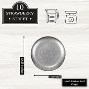 10 Strawberry Street 10.25" / Stainless Steel / 1 Dinner Plates
