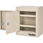 Global Industrial Beige / 8"L x 12"W x 15"H / Industrial Medicine Cabinets