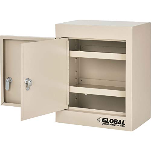 Global Industrial Beige / 8"L x 12"W x 15"H / Industrial Medicine Cabinets