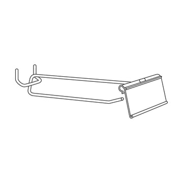 Flip Scan Hooks 4 Inch (L) by Retail Resource – Zinc, Model FSAWM4/FSLH30