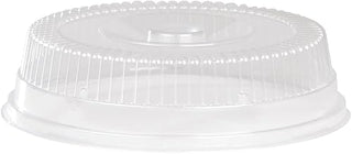 Detroit Forming Caterware OPS Plastic Round Snap-On Dome Lid For 12" Catering Platter, 12.25" Diameter x 3" Height, 50/Case