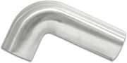 Vibrant Performance 3.5in Tubing 90 Degree Bend Aluminum Brushed