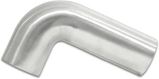 Vibrant Performance 3.5in Tubing 90 Degree Bend Aluminum Brushed