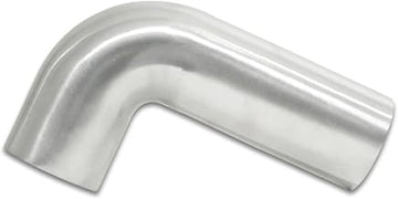 Vibrant Performance 3.5in Tubing 90 Degree Bend Aluminum Brushed
