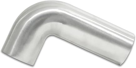 Vibrant Performance 3.5in Tubing 90 Degree Bend Aluminum Brushed