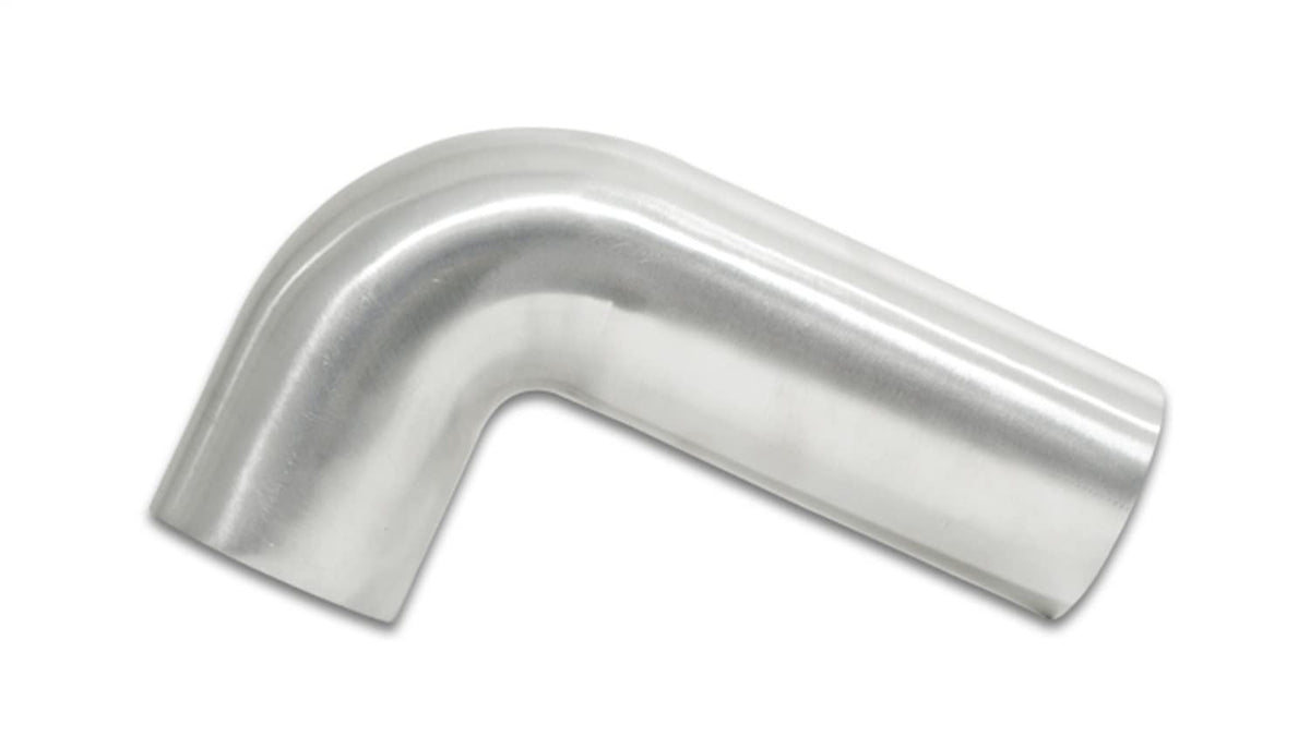 3.5in Tubing 90 Degree Bend Aluminum Brushed by Vibrant Performance – 3.5 inches, 6061 Aluminum, Silver, Model 12190