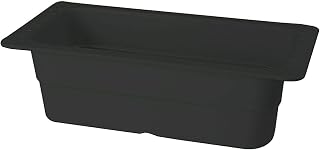 G.E.T. Enterprises ML-20-BK Black Third Size Insert Pan, Melamine