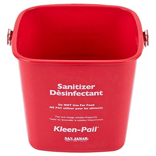 Carlisle FoodService Products 8 Quarts / Red / 1 Buckets