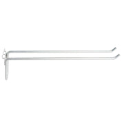 16 Inch (L) Double Peg Hook Steel by Retail Resource – Steel, Silver, Model 080-274-10