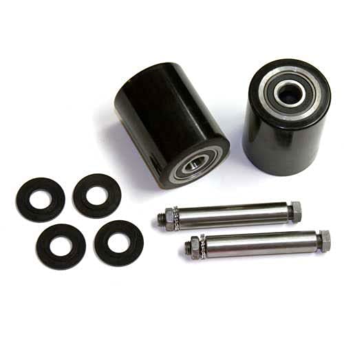 GPS Load Wheel Kit for Manual Pallet Jack - Fits Dayton Grainger by GPS - Generic Parts Service – Black, Model GWK-3KR84-LW