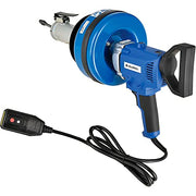 Lightweight Electric Auto-Feed Handheld Drain Cleaner For by Global Industrial – 24.41"L x 12.2"W x 9.84"H, Blue, Model D02-002