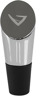 Vinturi Wine Stopper, Black, One size, Silver