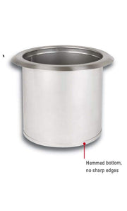 6.25" Diameter Drop-in Trash Chute by DISPENSE-RITE – Small, 177.5 cubic_inches, Stainless Steel, Stainless,Stainless Steel, Model TCD-2-NB