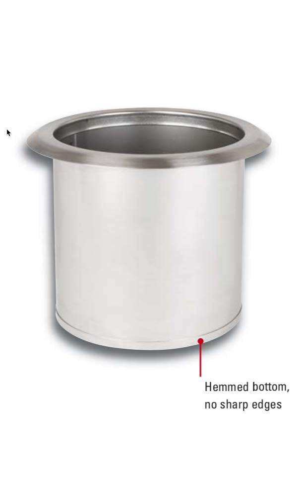 DISPENSE-RITE Large / Stainless Steel / 1 Trash, Recycling & Compost