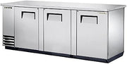 TRUE TBB-4PT-S Three Section Pass-Thru Back Bar Cooler, Stainless Steel Exterior