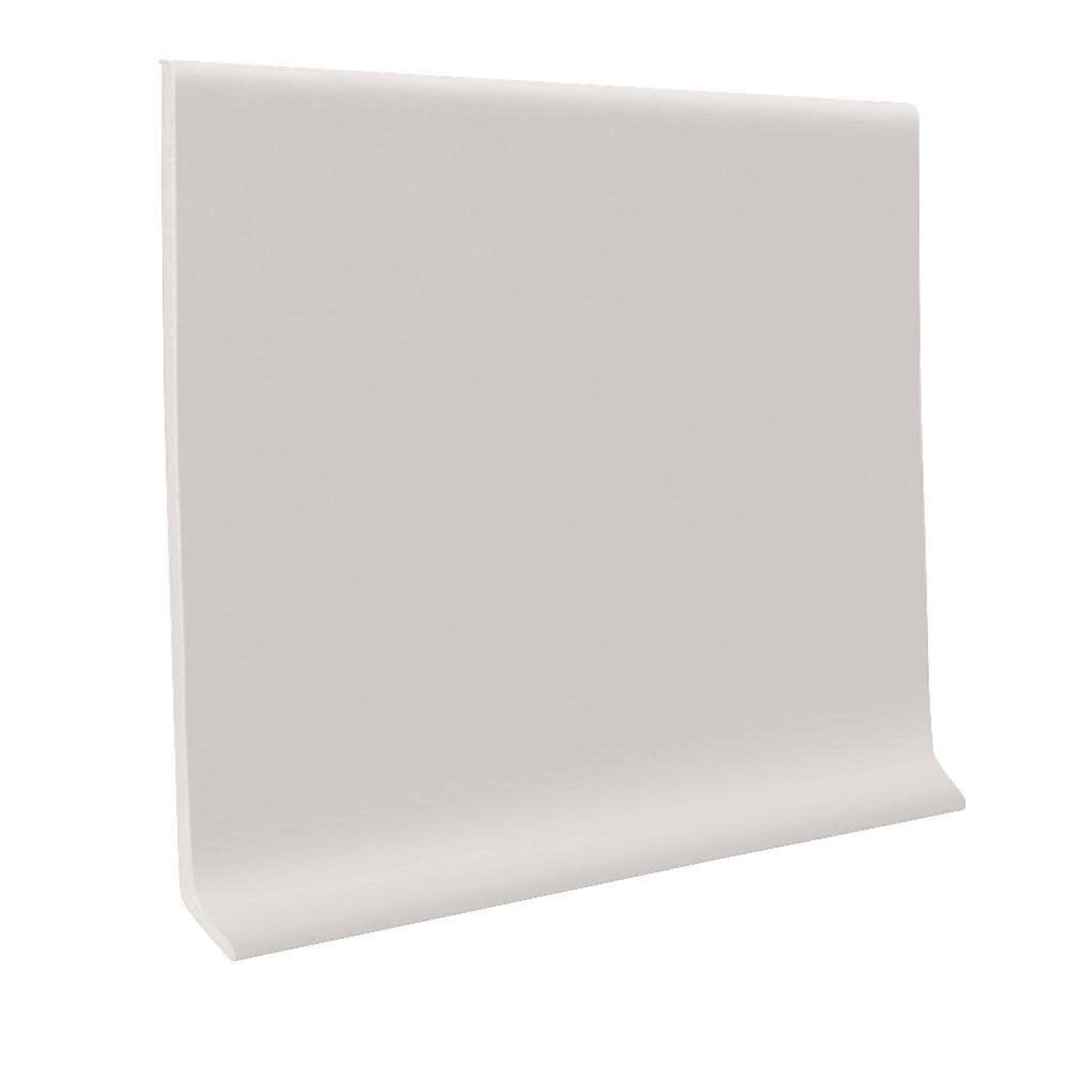 Pinnacle Rubber Cove Base 4"X1/8"X48" - Natural by Roppe – 50"L x 48"W x 4"H, Rubber, Natural, Model 40CR3P122