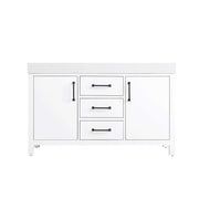 Elegant Kitchen and Bath 54" Double Bathroom Vanity in White by Elegant Lighting – unspecified, Wood, White, Model VF60654DWH
