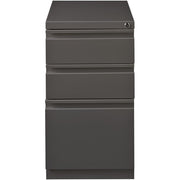 20" Deep Box/Box/File Mobile Pedestal by Hirsh Industries – One Size, Cotton, Clear, Model 19354