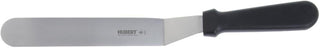 HUBERT Offset Spatula Stainless Steel with Black Polypropylene Handle - 10"L Blade