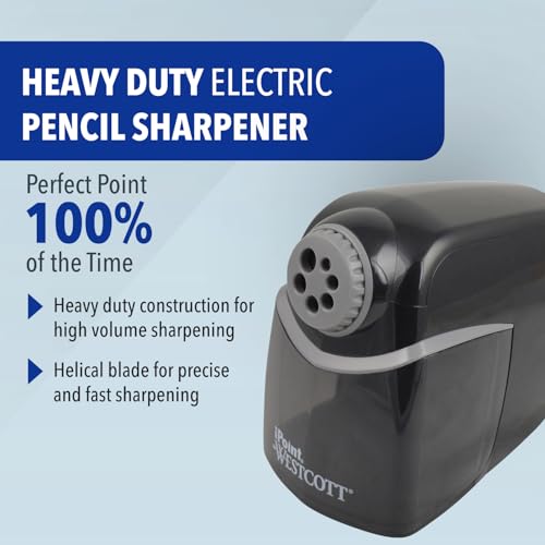 Westcott Black / Pack of 1 / iPoint Pencil Sharpeners