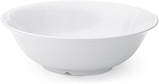 GET 1 qt White Melamine Serving Bowl (Set of 12) | Dishwasher safe, Shatterproof, Restaurant service, Great for Salads, Sides, Pasta and Shared Dishes