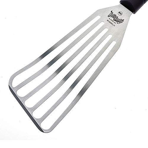 Mercer Culinary Left Handed Fish Turner / 9-Inch / Hell's Handle Barbecue Turners