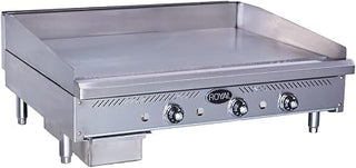 Royal Range RTG-36 36" Wide 3 Burner Thermostatic Control Gas Griddle