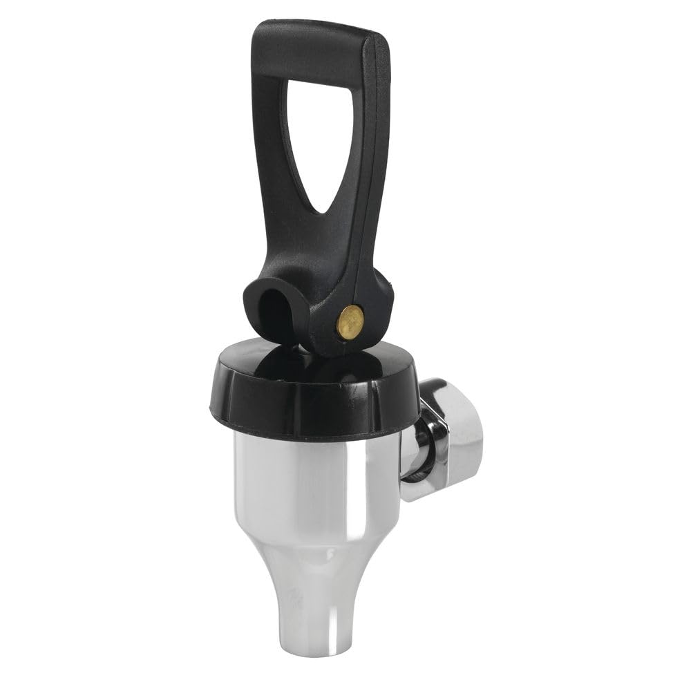 Replacement Spigot for ® Polycarbonate & Stainless Steel Beverage Dispensers by HUBERT – 2 Gal and 4.2 Gal, Stainless Steel, Model 98448