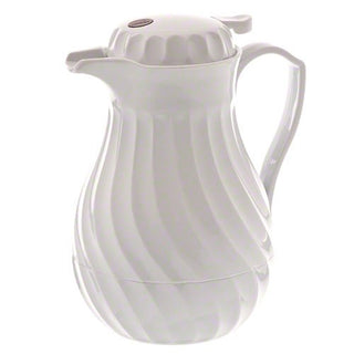 Browne 64 oz Insulated Server by Browne Foodservice – 64 Ounces, 64.0 fluid_ounces, Plastic, White, Model 901-411025FSW