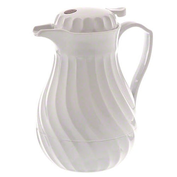 Browne 64 oz Insulated Server by Browne Foodservice – 64 Ounces, 64.0 fluid_ounces, Plastic, White, Model 901-411025FSW
