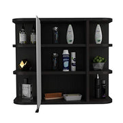 DEPOT E-SHOP Black Wengue / Modern / 1 Medicine Cabinets