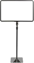 HUBERT Black Metal Frame Sign with Adjustable Round Stem - 11"L x 7"H