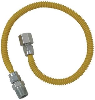 BrassCraft ProCoat 1/2 in. FIP x 1/2 in. Dia. MIP Stainless Steel 36 in. Connector