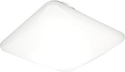 Lithonia Lighting 20 Inch Flush Mount LED Ceiling Light, Square Flush Mount Ceiling Light, Dimmable, 120 Volts, 44 Watts, Damp Listed, 4000 Lumens, White (FMLSDL 20 35840 M4)