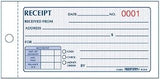 Wholesale CASE of 25 - Rediform Money Receipt 2/Part Collection Forms-Money Receipt, Carbonless, 2 Parts, 2-3/4"x5", 50/BK