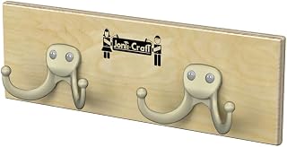 Jonti-Craft 0756JC Wall Mount Coat Rail, 2 Hooks