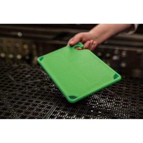 San Jamar Green / 1 / 9"L x 6"W Cutting Boards