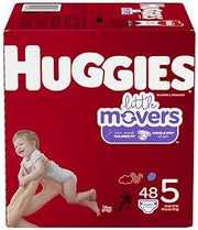 HUGGIES Little Movers Diapers, Size 5