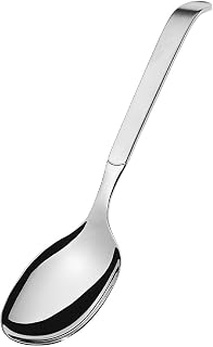 Amefa Buffet Serving Spoon Narrow | Buffet Spoon | Stainless Steel Spoon for Serving | Serving Cutlery Dishwasher Safe | 18/10 Stainless Steel | Satin Finish | Length: 25.9 cm