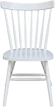 Furnifact Parawood Dining Chair with Solid-Wood Frame, Wooden Kitchen Chair for Dining Room and Chairs for Dining Table