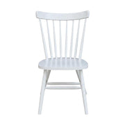 Parawood Dining Chair with Solid-Wood Frame by Furnifact – Parawood, White