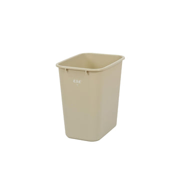 CAC Poly Trash Can/Wastebasket Rect Beige 28Qt/7Gal by CAC China – 28Qt/7Gal, 7 gallons, Beige, Model TCWB-28BG