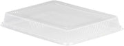 Detroit Forming OPS Plastic Rectangle Pan Lid Fit 1/2" Sheetcake Pans, Clear | 100/Case
