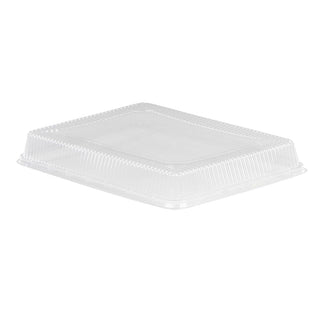 Detroit Forming OPS Plastic Rectangle Pan Lid Fit 1/2" Sheetcake Pans by DFI – OPS Plastic, Clear, Pack of 100, Model DRS-956