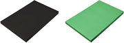 Prang Construction Paper Bundle, Black 100 Sheets 12" x 18" and Holiday Green 100 Sheets 12" x 18"