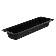 Camwear Food Pan Half Size Long Black 2 1/2" by Cambro – Half Size, Polycarbonate, Black, Model 99511325900