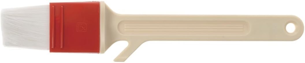 Thermohauser Nylon Heat Resistant Pastry Brush with Polymide Fiberglass Handle and Hook - 9 1/2"L x 1 1/2"W