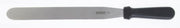 HUBERT Spatula Stainless Steel with Black Polypropylene Handle - 10"L Blade