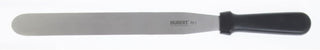 HUBERT Spatula Stainless Steel with Black Polypropylene Handle - 10"L Blade
